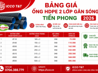 Bảng Giá Ống HDPE 2 Lớp Gân Sóng Tiền Phong 2026