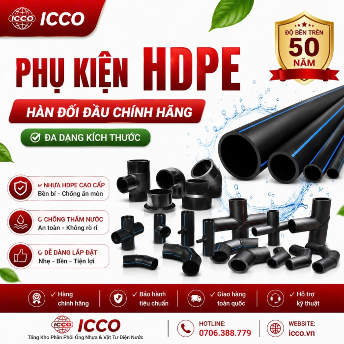 PHỤ KIỆN ỐNG HDPE