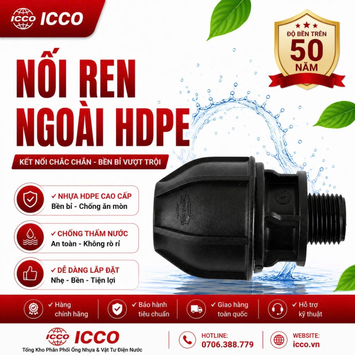 NỐI REN NGOÀI HDPE