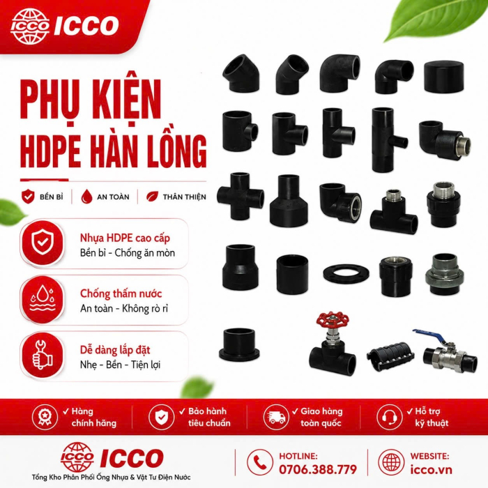 PHỤ KIỆN HDPE HÀN LỒNG