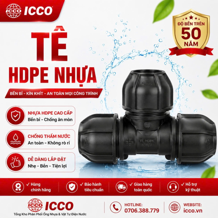 TÊ  HDPE 