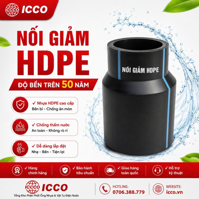 NỐI GIẢM HDPE