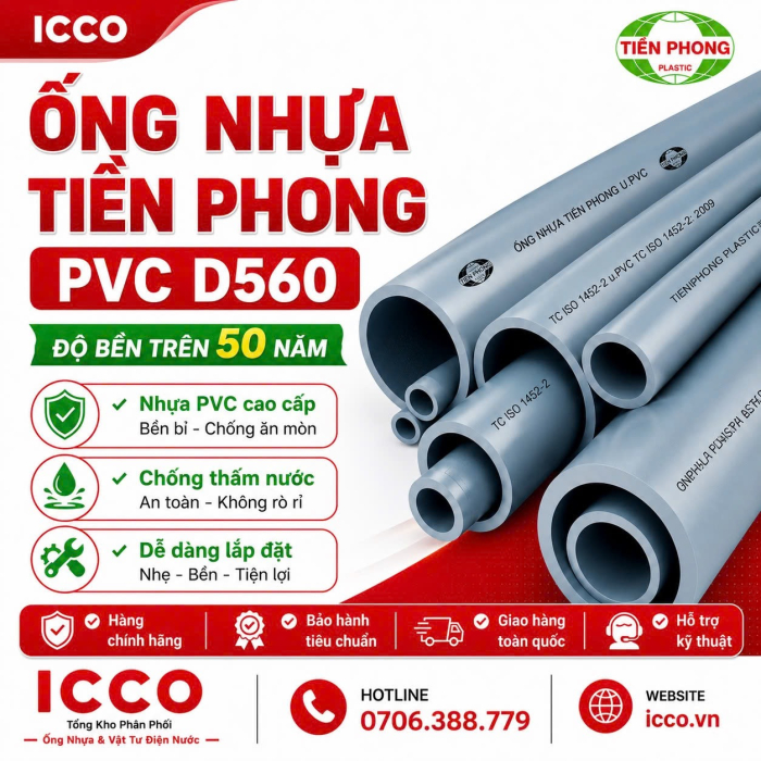 ỐNG NHỰA PVC D560