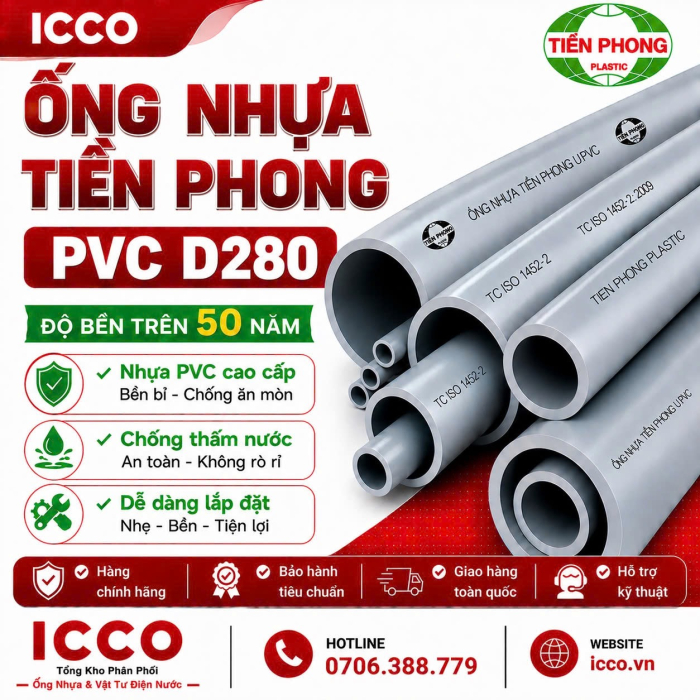 ỐNG NHỰA PVC D280