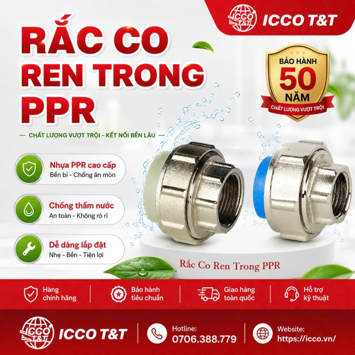 RẮC CO REN TRONG PPR
