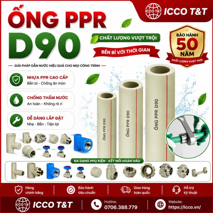 ỔNG PPR D90