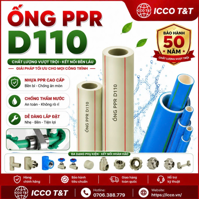ỔNG PPR D110