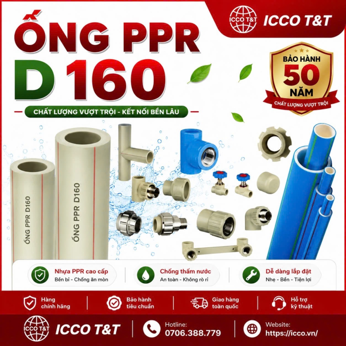 ỔNG PPR D160