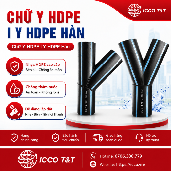 CHỮ Y HDPE | Y HDPE HÀN
